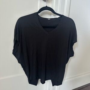 Lululemon Athletica Black Split Back T-shirt